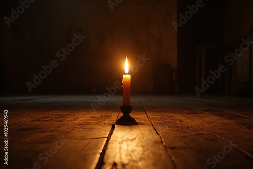 candle in the dark photo