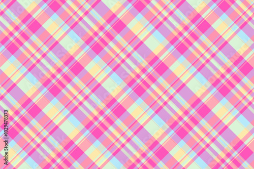 Royal vector check fabric, kitchen plaid pattern texture. Decorate textile seamless background tartan in light and red colors.