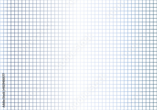 Malla metálica de degradado azul grisáceo en fondo blanco