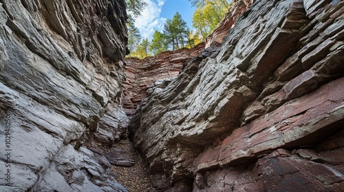 Layered Canyon Cliffs