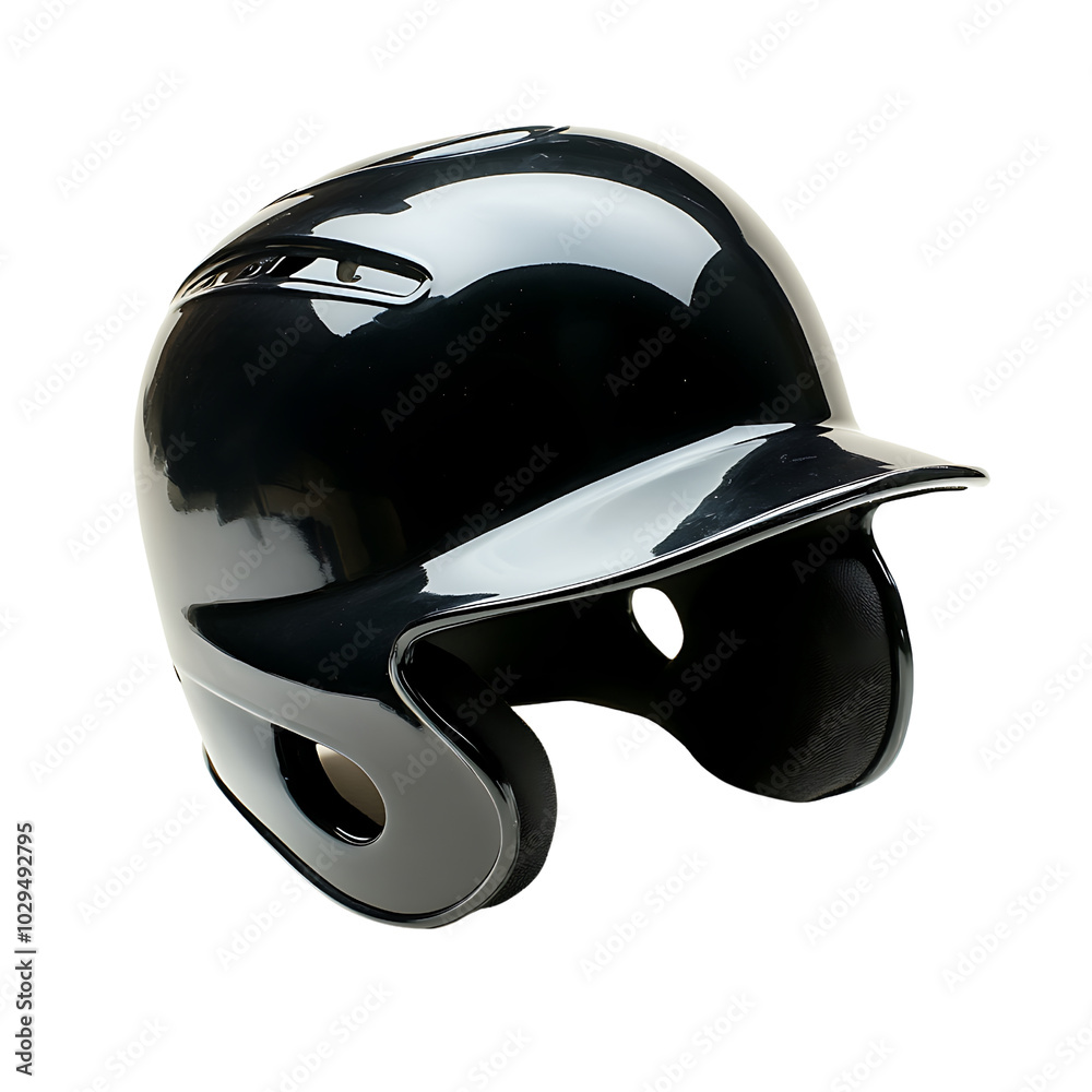 Obraz premium A youth baseball helmet isolated on transparent background (4)