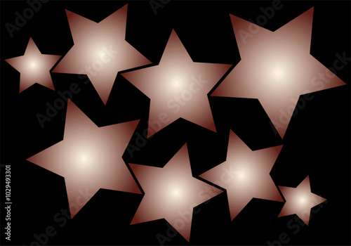 Fondo de estrellas de Navidad