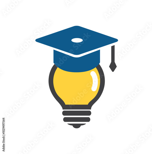 Education Cap Lam Logo Vector Symbol Design Illustration