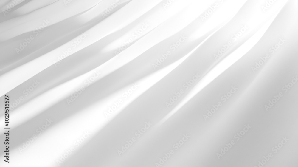 White Draped Fabric Background Texture with Soft Shadows White Draped Fabric Background Texture with Soft Shadows