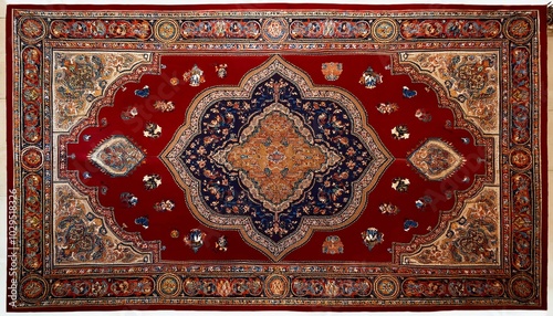 Obraz na płótnie carpet on a carpet w salonie