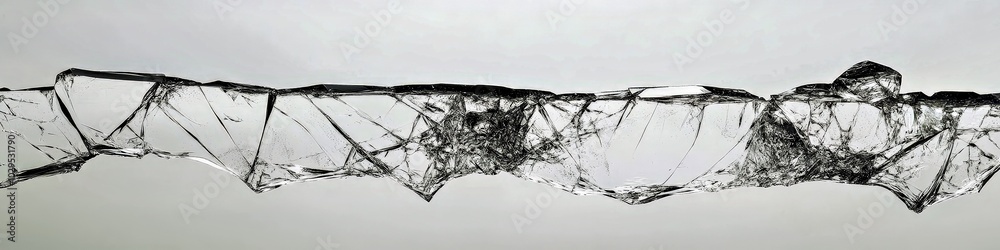 Stunning Abstract Crystal Ice Structure On Neutral Background Stunning Abstract Crystal Ice Structure On Neutral Background