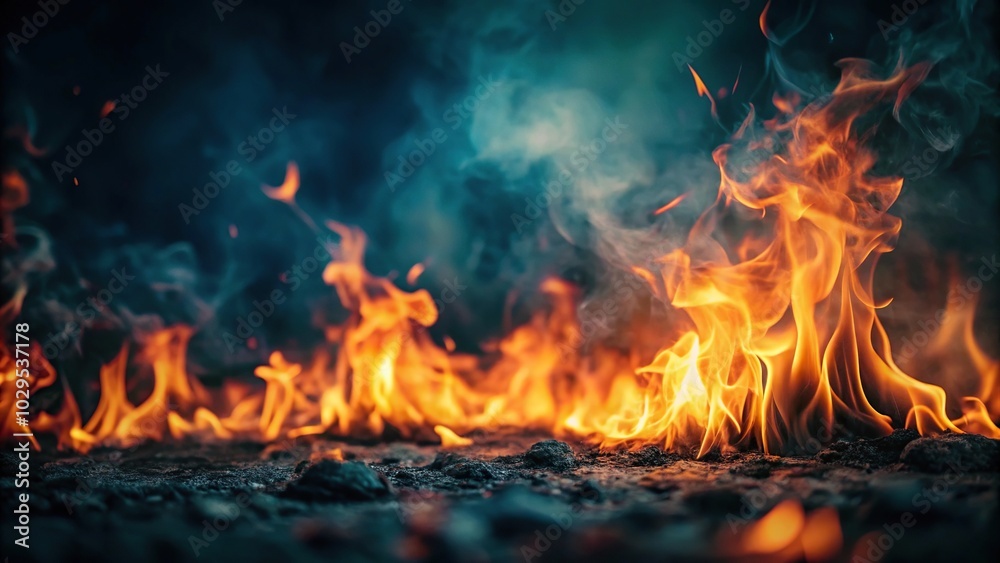 Moody blurry background of fire, suitable for abstract wallpapers Moody blurry background of fire, suitable for abstract wallpapers