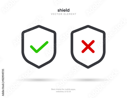 Security shield icon. Security symbol. Safety, protection, antivirus sign