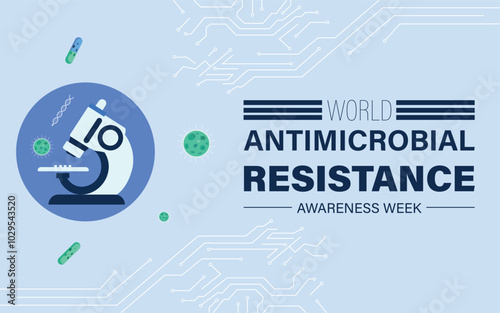 world antimicrobial awareness week. antimicrobial awareness creative
