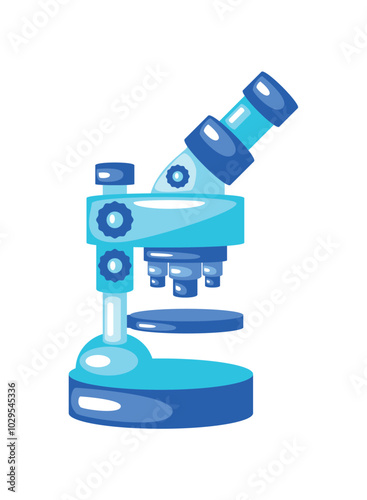 microscope chemical laboratory equipment icon