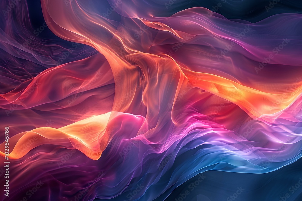 Obraz premium A close up of a colorful abstract background