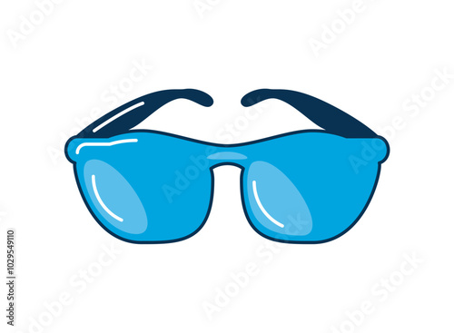 blue sunglasses summer season accessory