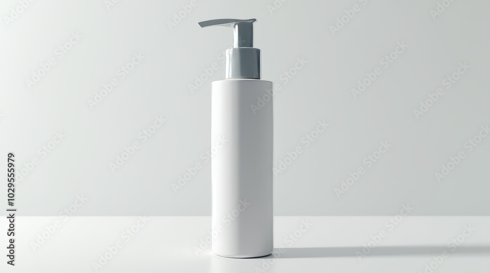 Three pump bottles in varying colors arranged on a clean surface, showcasing options for beauty or personal care products Three pump bottles in varying colors arranged on a clean surface, showcasing options for beauty or personal care products