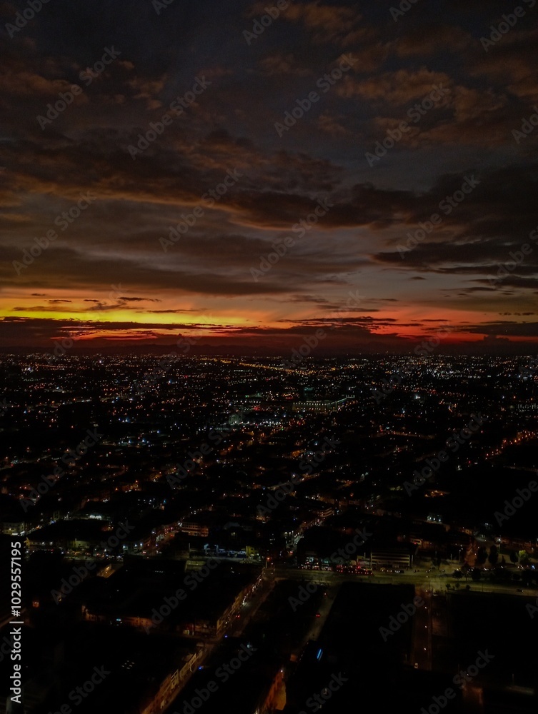 Fototapeta premium Paisaje desde un mirador en la ciudad de Bogotá