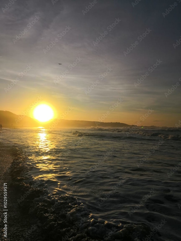 Obraz premium sunset over the sea