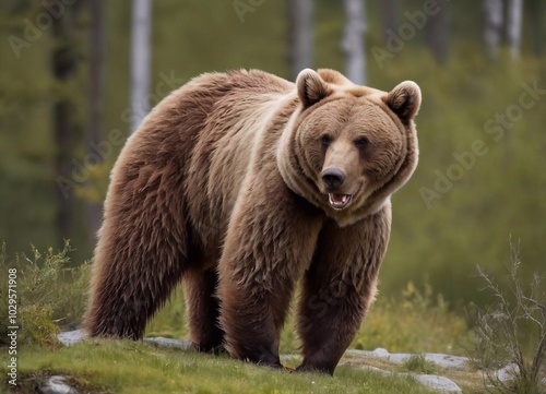 brown bear in the forest