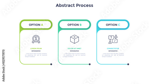 Modern Vector Infographic Banner