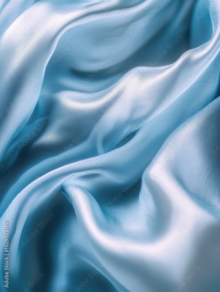 Obraz premium Silky and Shimmering Fabric Close-Up