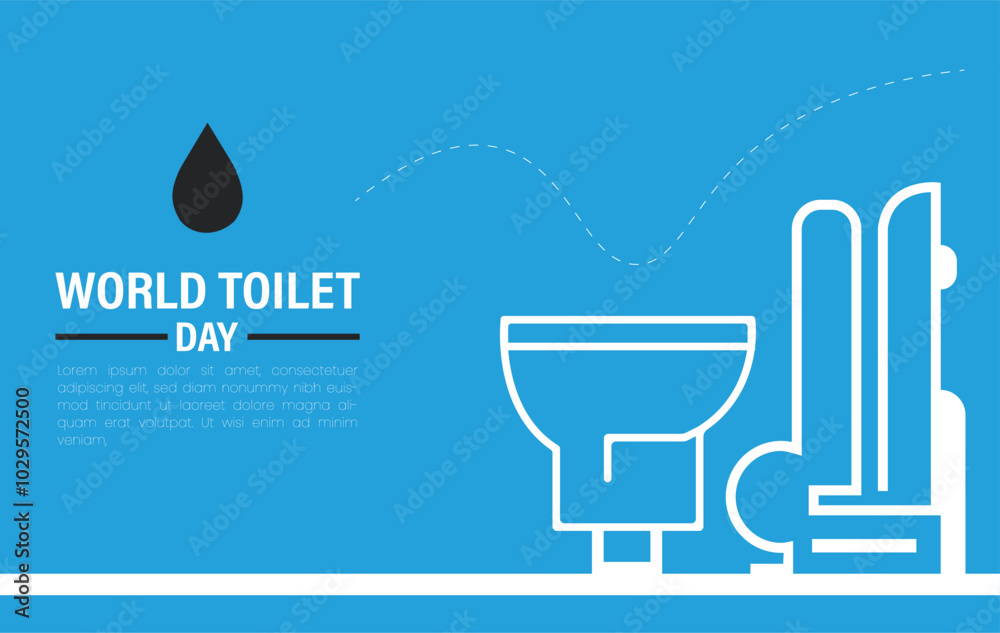 World toilet day background celebrated on november World toilet day background celebrated on november