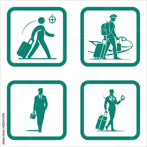  Sleek Travel Icons for the Modern Professional