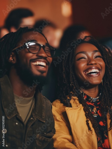 Happy Couple at a Concert