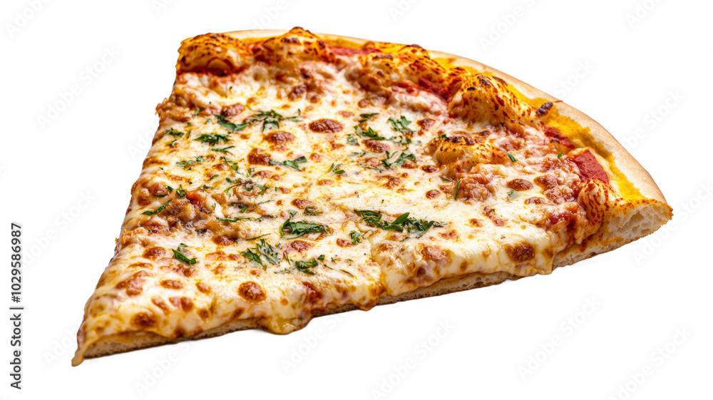 Appetizing slice of pizza on isolated background, template for designer project, PNG for mockup Appetizing slice of pizza on isolated background, template for designer project, PNG for mockup