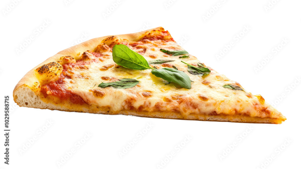 Appetizing slice of pizza on isolated background, template for designer project, PNG for mockup Appetizing slice of pizza on isolated background, template for designer project, PNG for mockup