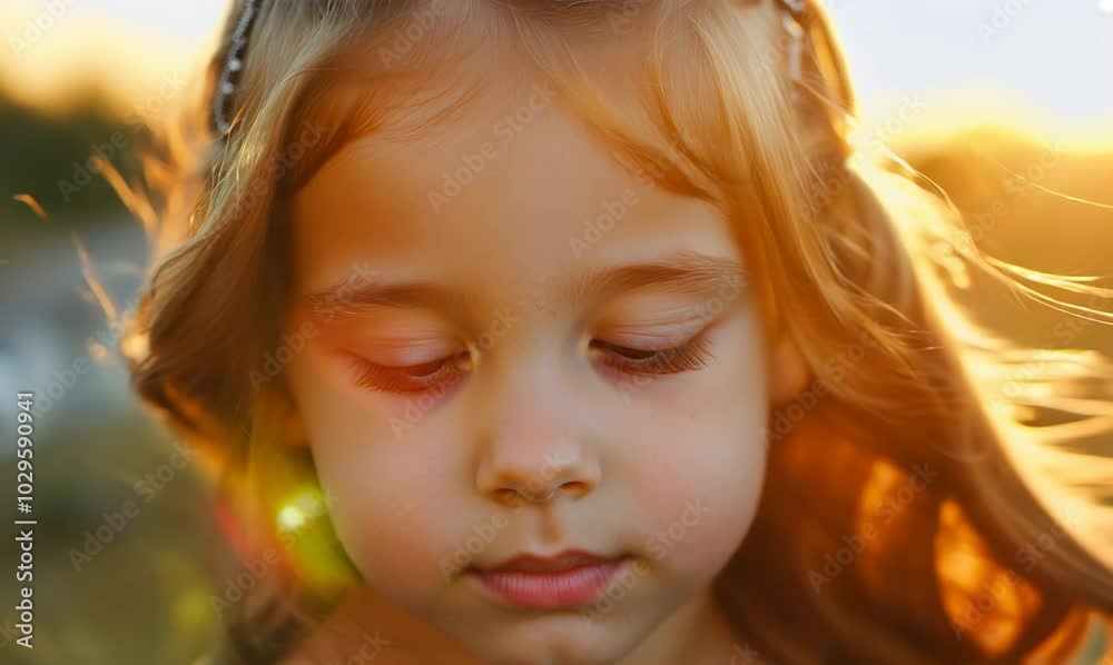 European Girl with Red Hair Dreaming in Sunlight European Girl with Red Hair Dreaming in Sunlight