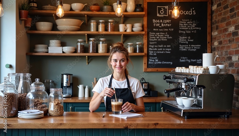coffee cafe, Smiling barista, cafe restaurant barista, take away cup, barista preparing espresso, Making fresh cappuccino, waiter holds coffee, coffee shop, Hot drink cup, portrait of a barista coffee cafe, Smiling barista, cafe restaurant barista, take away cup, barista preparing espresso, Making fresh cappuccino, waiter holds coffee, coffee shop, Hot drink cup, portrait of a barista