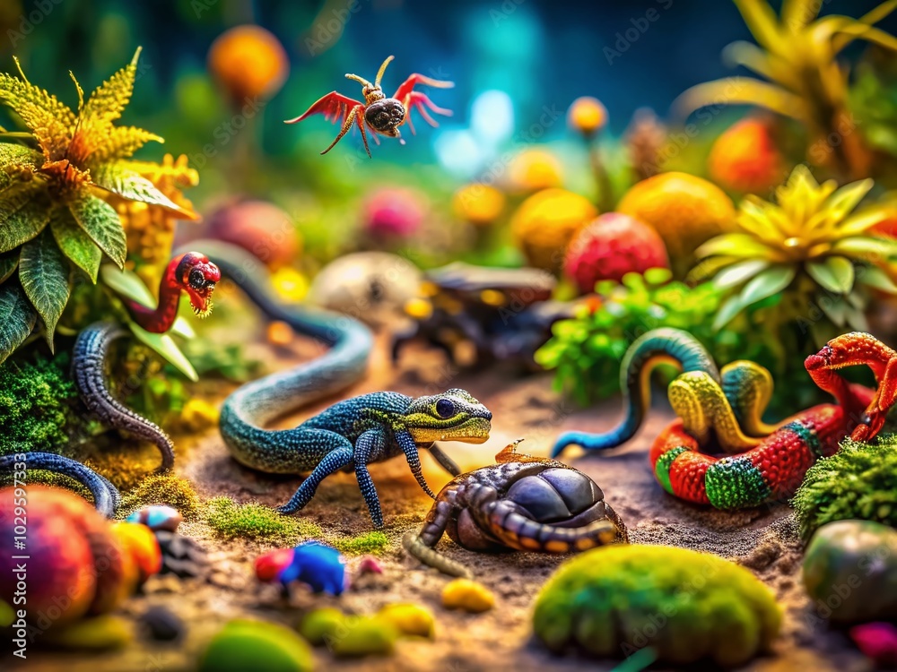 Stunning Tilt-Shift Photography of Venomous Creatures in a Miniature World Stunning Tilt-Shift Photography of Venomous Creatures in a Miniature World