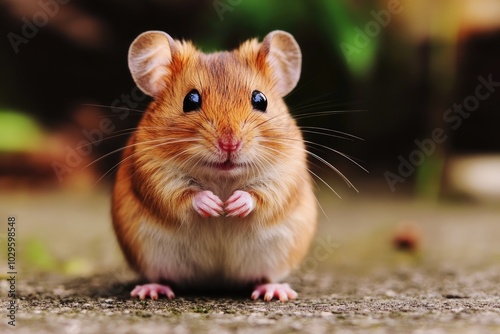 A cute brown mouse with big ears. Perfect for websites, blogs, or social media posts about pets.