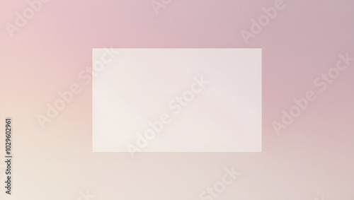 Pastel pink to white gradient background with space for text.