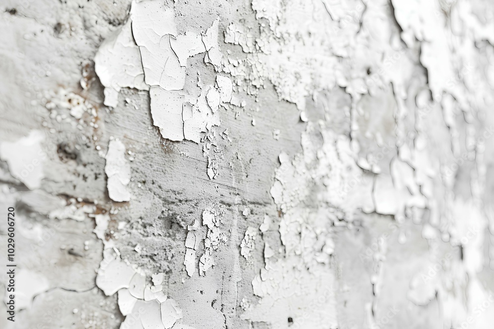 Fototapeta premium A close up of peeling paint on a wall