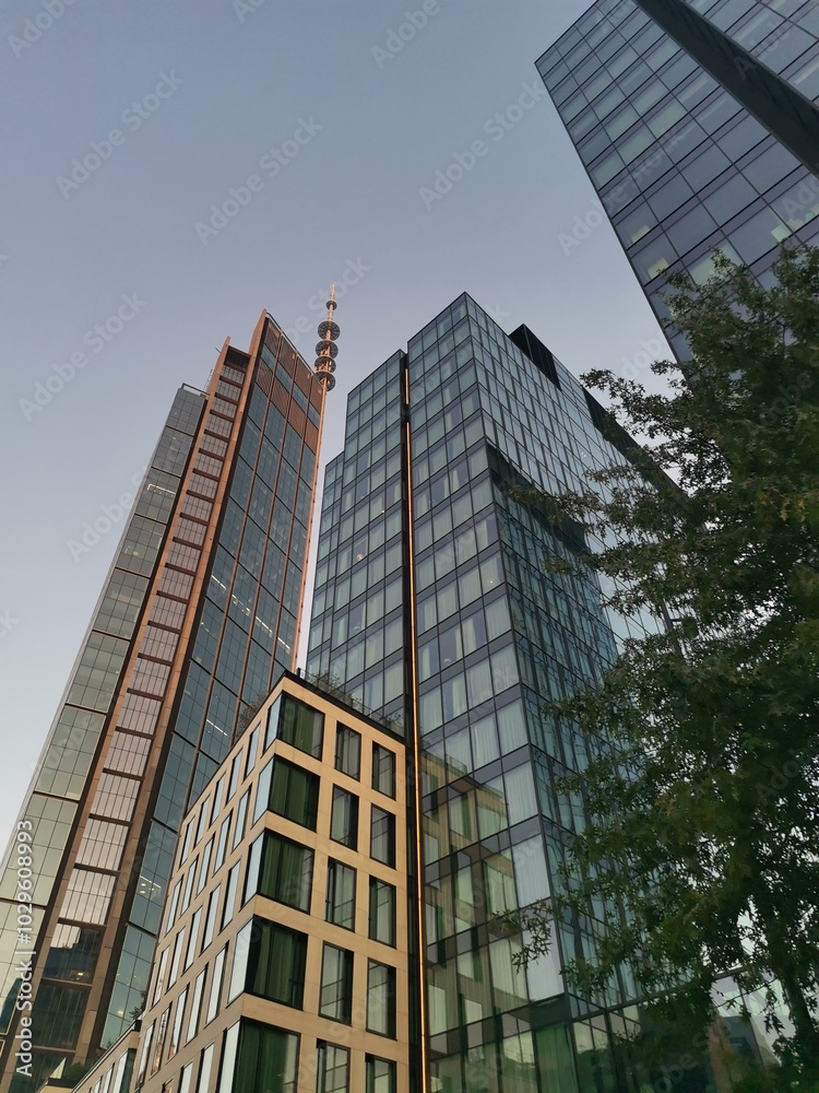 Obraz premium modern office buildings