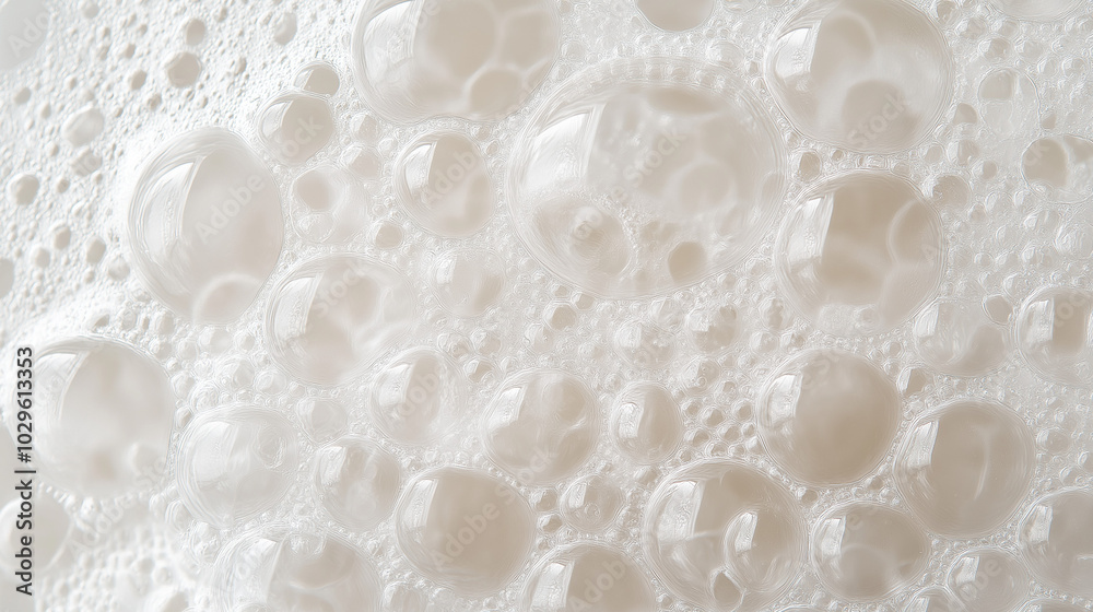a close-up, top-down view of frothy soap bubbles covering the entire surface a close-up, top-down view of frothy soap bubbles covering the entire surface