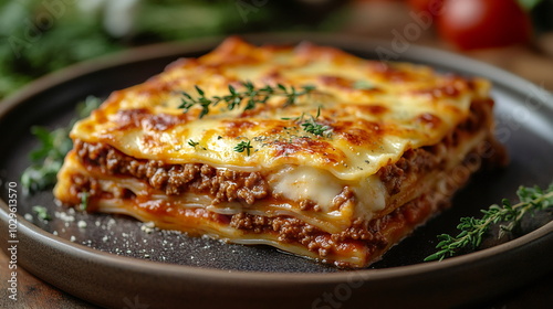 Wallpaper Mural Savoring Layers of Authentic Italian Bolognese Lasagna Delight Torontodigital.ca