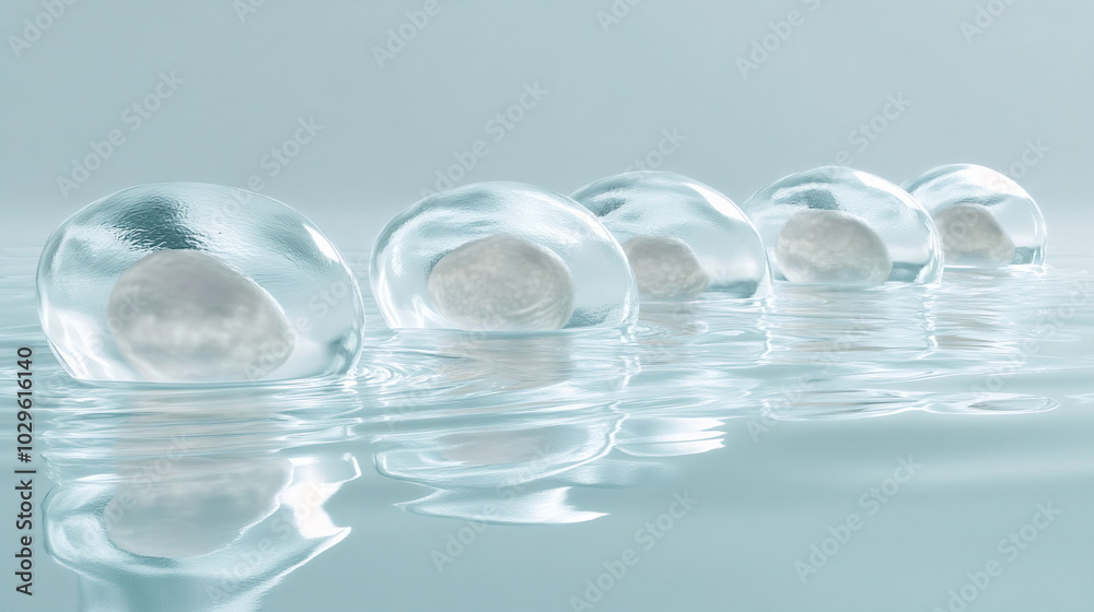 Ethereal Transparency in Cellular Structures and Fluid Dynamics Ethereal Transparency in Cellular Structures and Fluid Dynamics