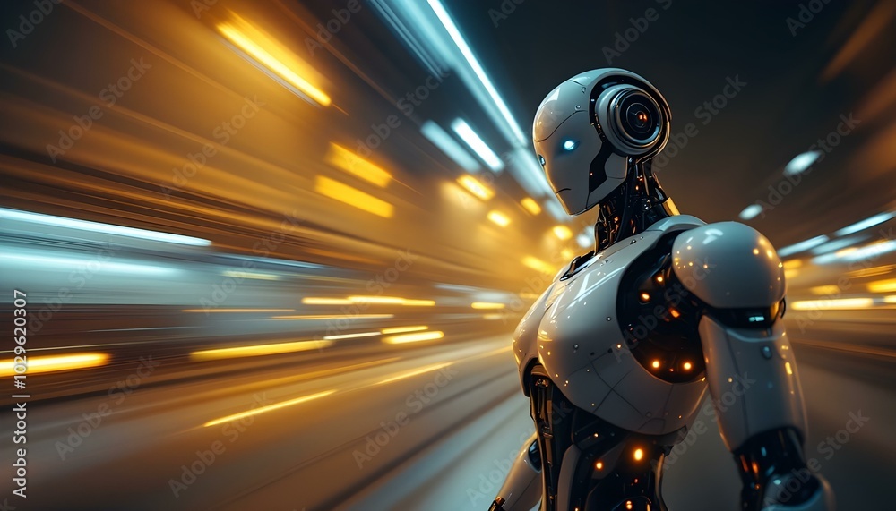 Fototapeta premium Futurestic robot photo