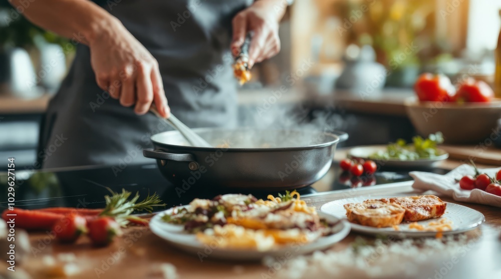 cooking in the kitchen, close up of a making delicious foods in the kitchen, food on the table cooking in the kitchen, close up of a making delicious foods in the kitchen, food on the table