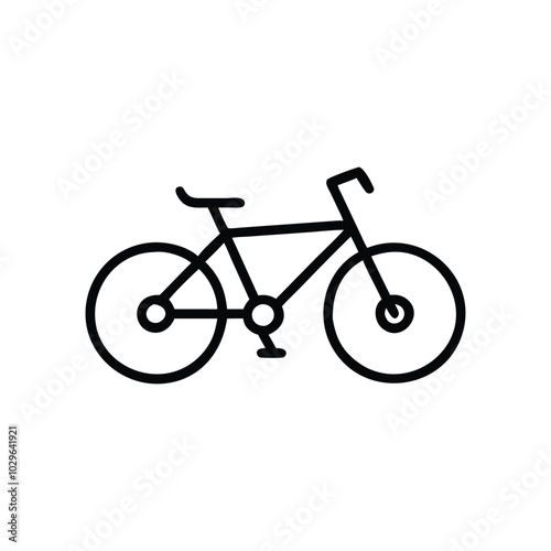 Bicycle icon a modern and editable vector symbol for a bike.