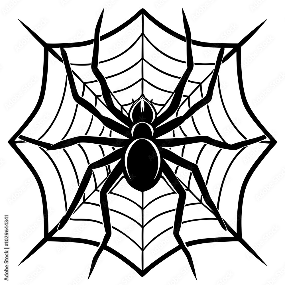 Obraz premium spider on web