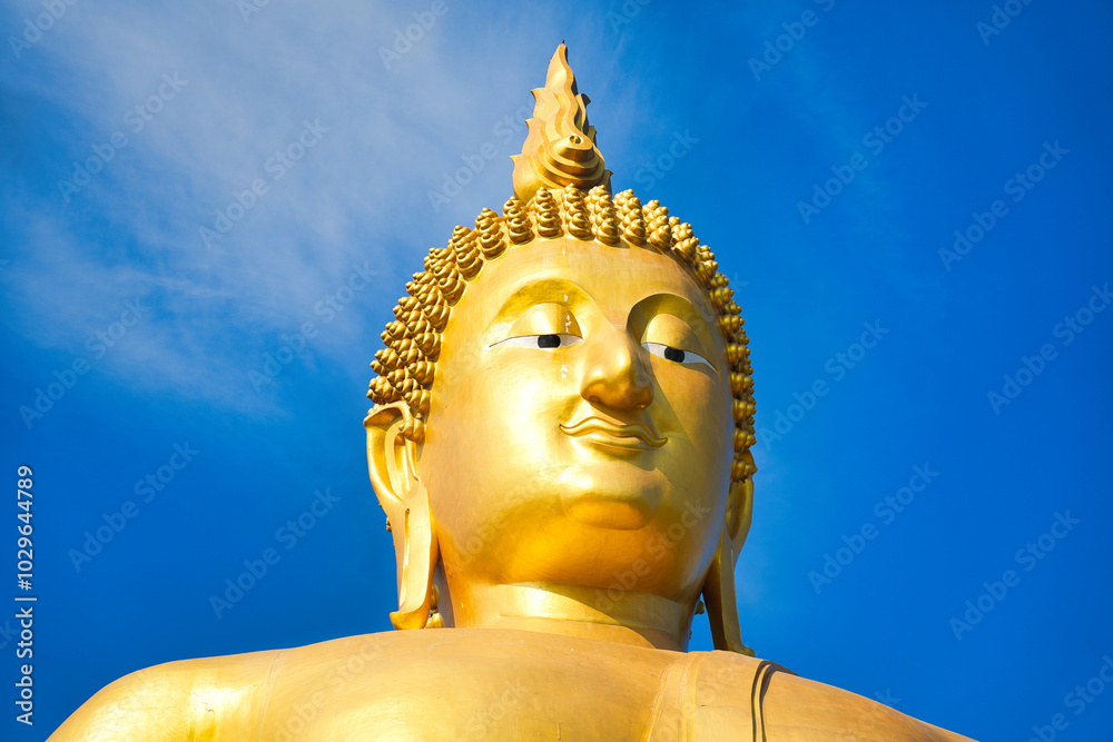ワットムアン タイで1番大きな座像 アントン県 วัดม่วง, อ่างทอง Wat Muang, Ang Thong ワットムアン タイで1番大きな座像 アントン県 วัดม่วง, อ่างทอง Wat Muang, Ang Thong