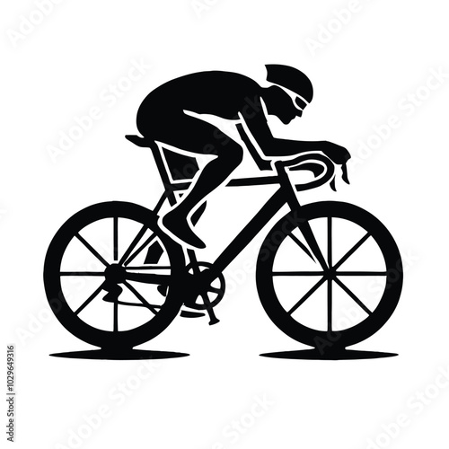 Bicycle Race Silhouette