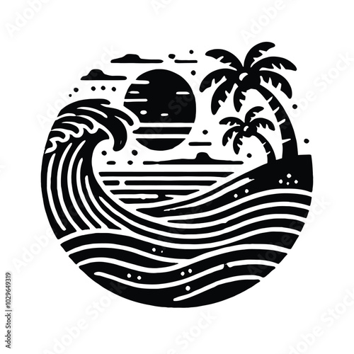 Beach Silhouette
