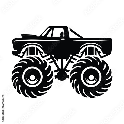 Monster Truck Silhouette