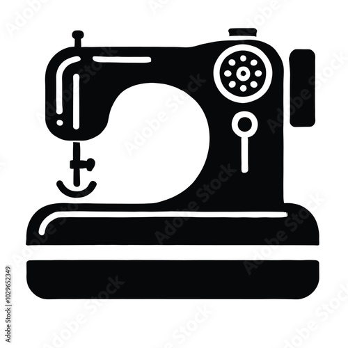 Sewing Machine Silhouette
