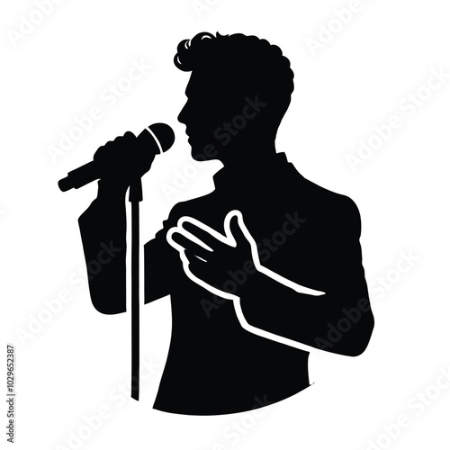 Singer Silhouette