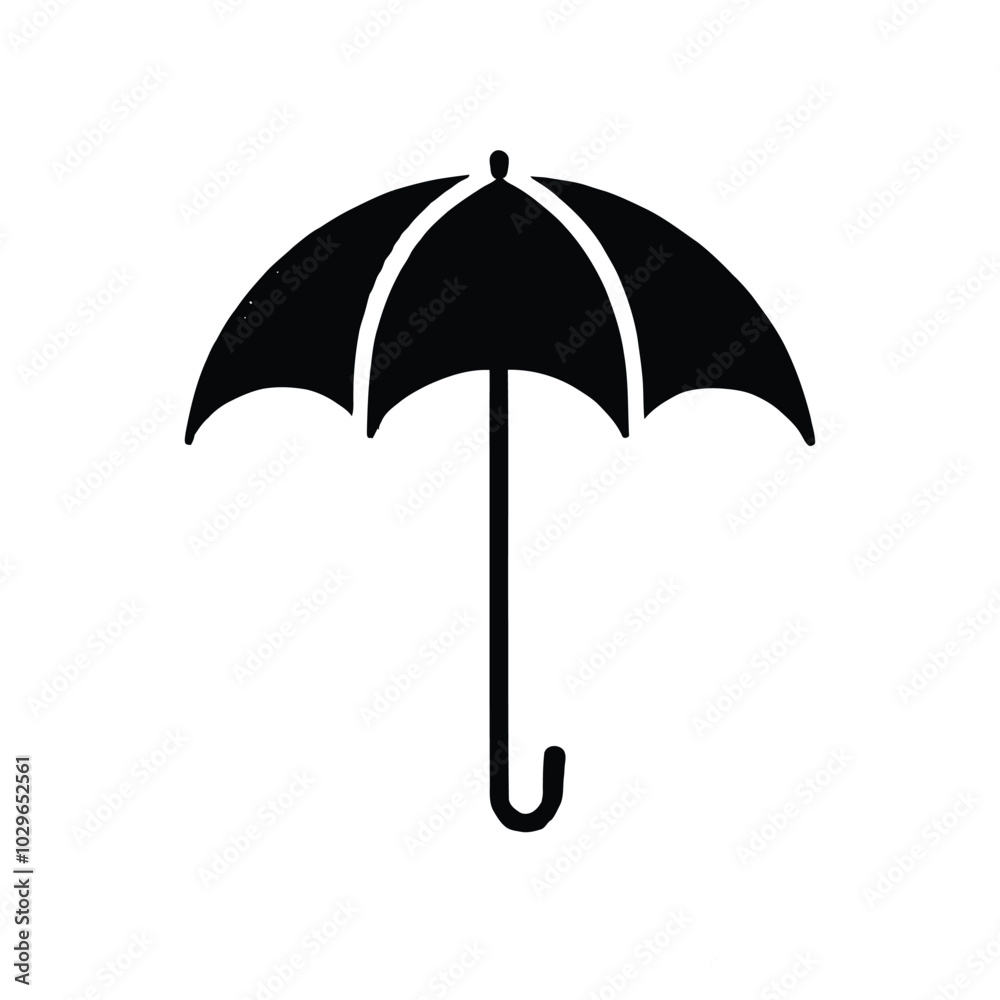 Sun Umbrella Silhouette