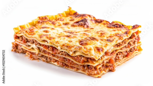 Delicious layers of lasagna with rich meat sauce, melted cheese, and perfectly cooked pasta create comforting and satisfying dish