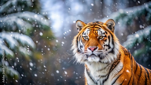 In its natural habitat, the majestic Siberian tiger thrives, highlighting the urgent need for conservation efforts to protect this endangered species from disappearing.